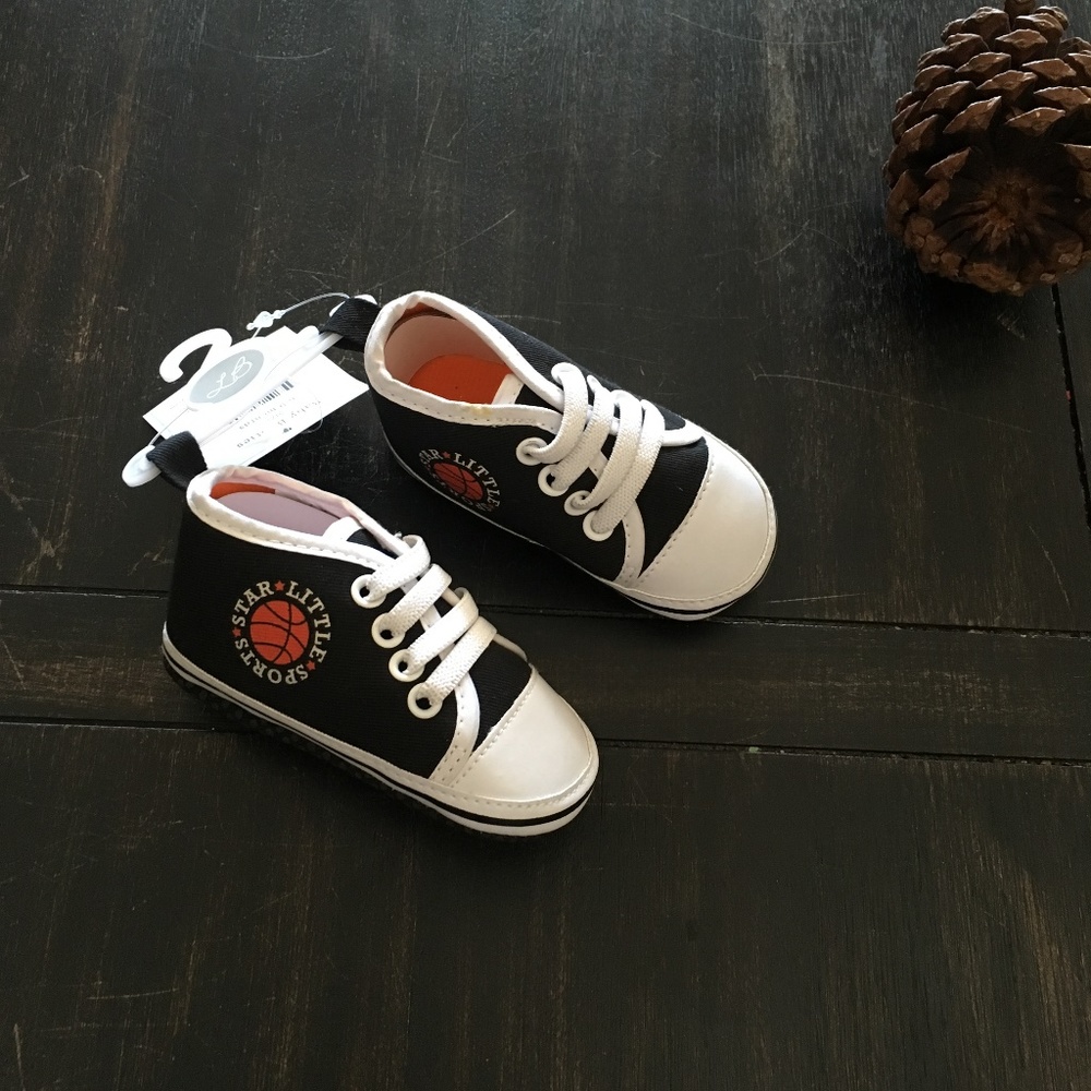 Basketball Baby Booties